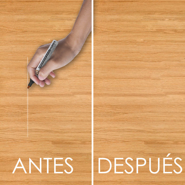 Expositor rotuladores retoque madera 24 piezas