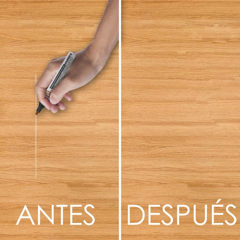 Expositor rotuladores retoque madera 24 piezas