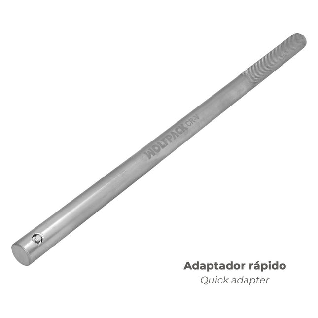 Mango recambio para juego llaves de vaso cromo vanadio 21 piezas 3/4" plus  con maletin 02350060