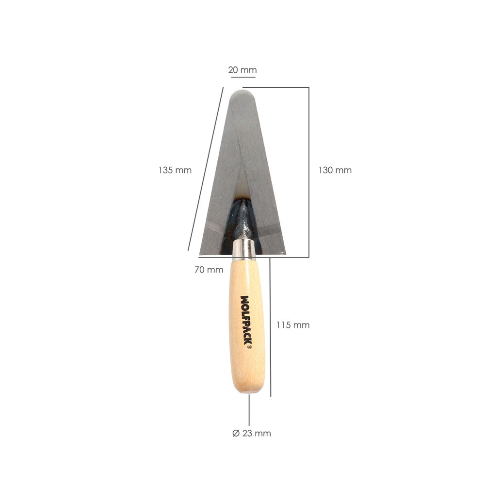 Wolfpack trowel plus wooden handle 342/130 mm