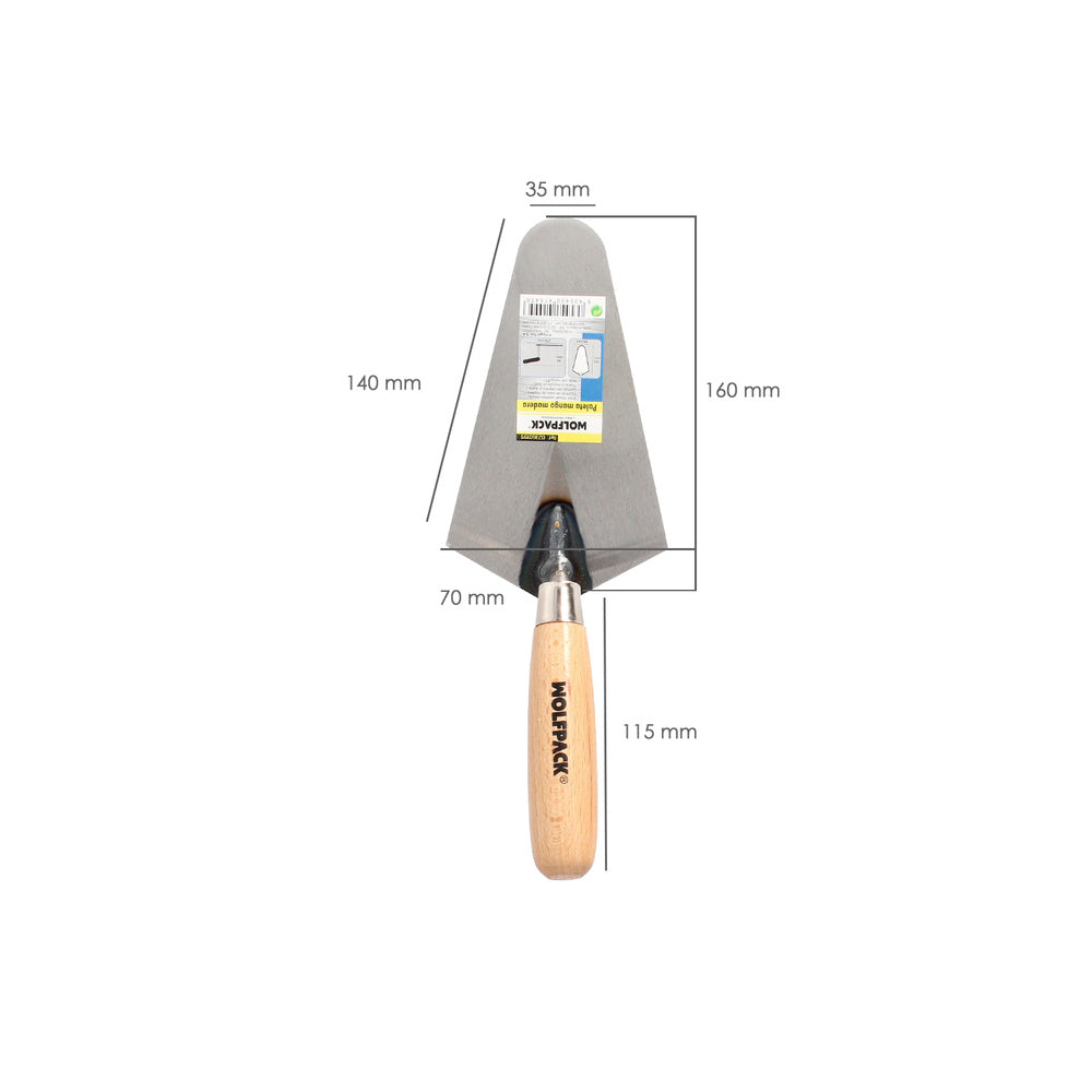 Paleta wolfpack plus mango madera 348    160 mm