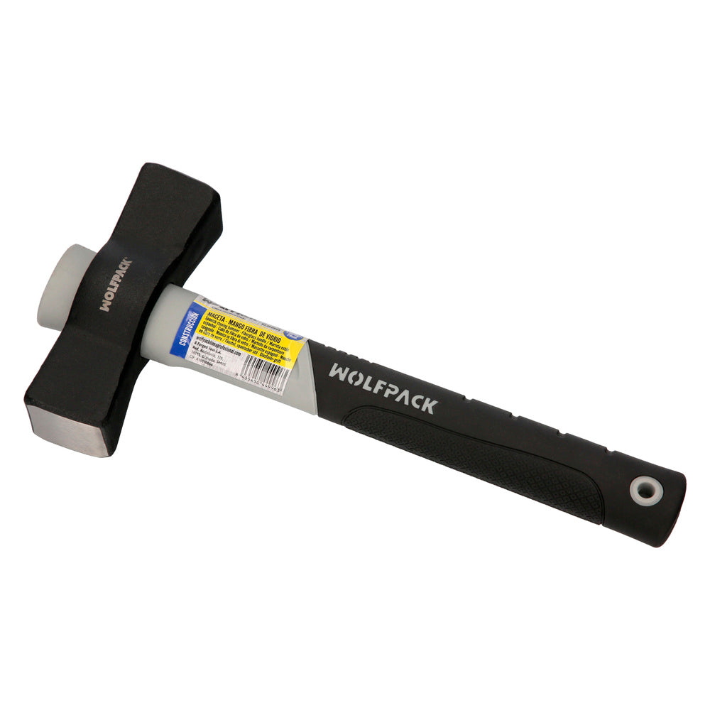 Maceta mango fibra vidrio mango fibra vidrio con empuñadura antideslizante. 1000 gramos 28 cm