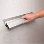 Llana aluminio / acero inoxidable para yeso 80 cm