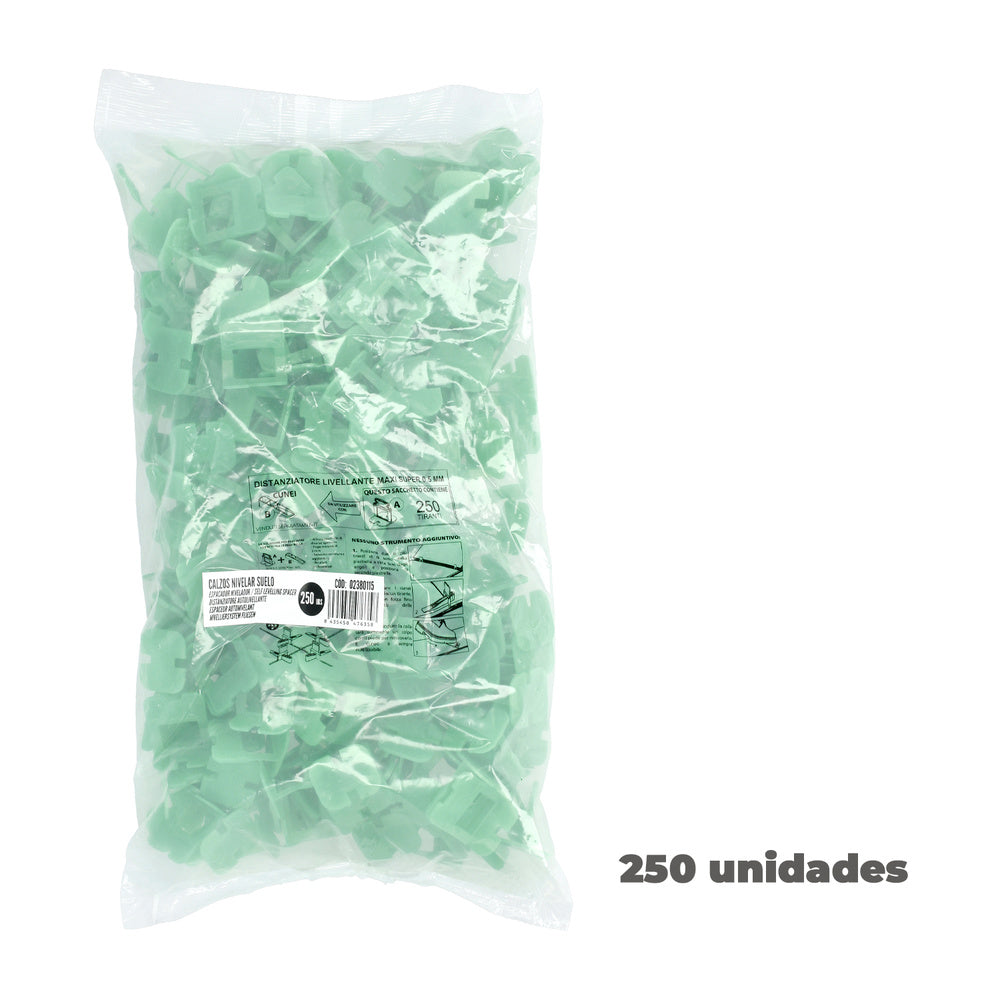 Shims for leveling floor, 0.5 mm (bag of 250 units)