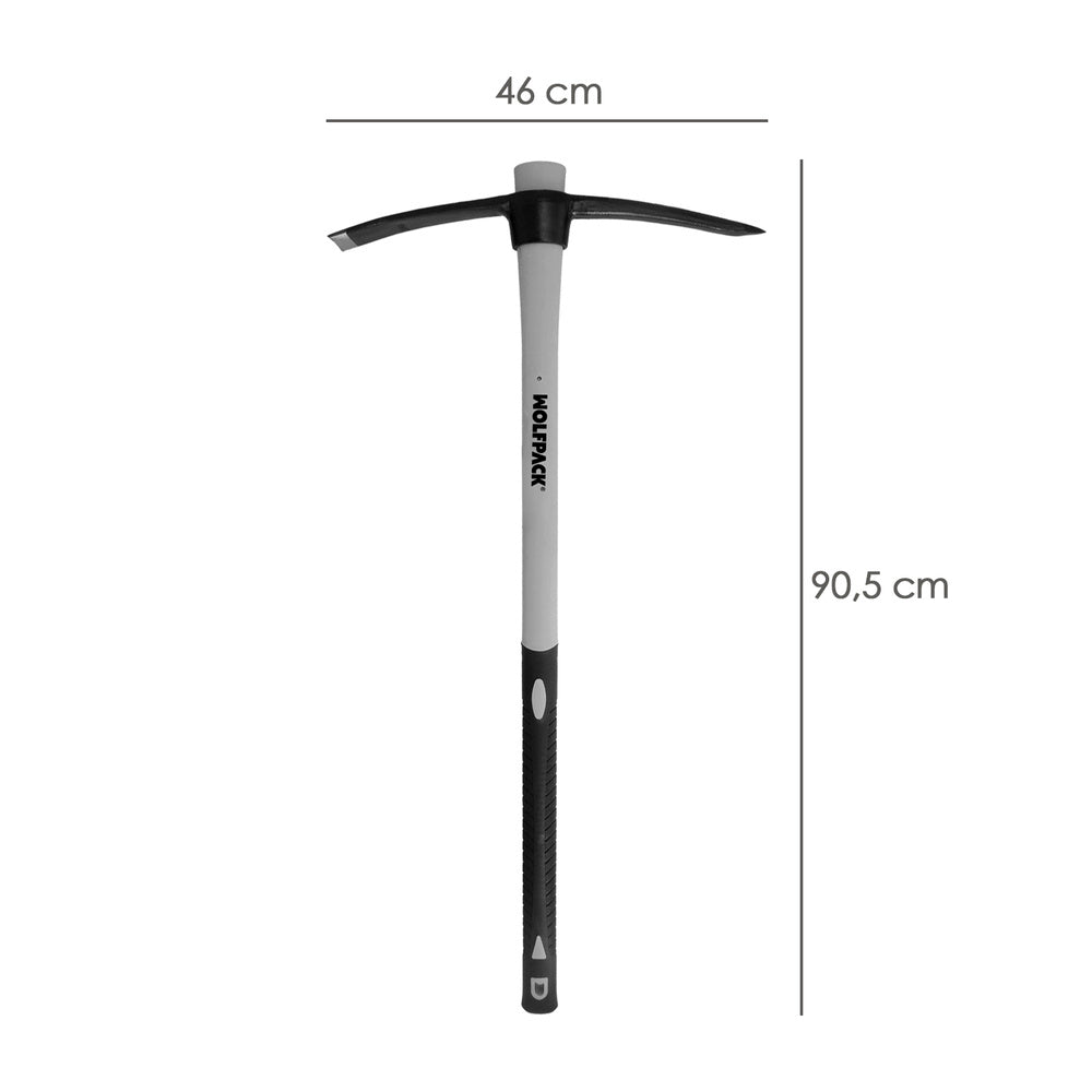 Pickaxe with fiberglass handle 1500 g