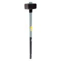 Fiberglass handle hammer 5 kg. Forged head, with anti-vibration ring, club