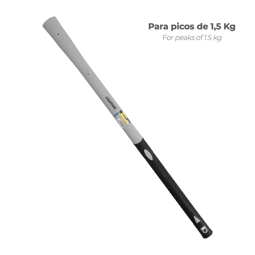 Fiberglass handle wolfpack pickaxe 1.5 kg 53x40 mm oval tapered
