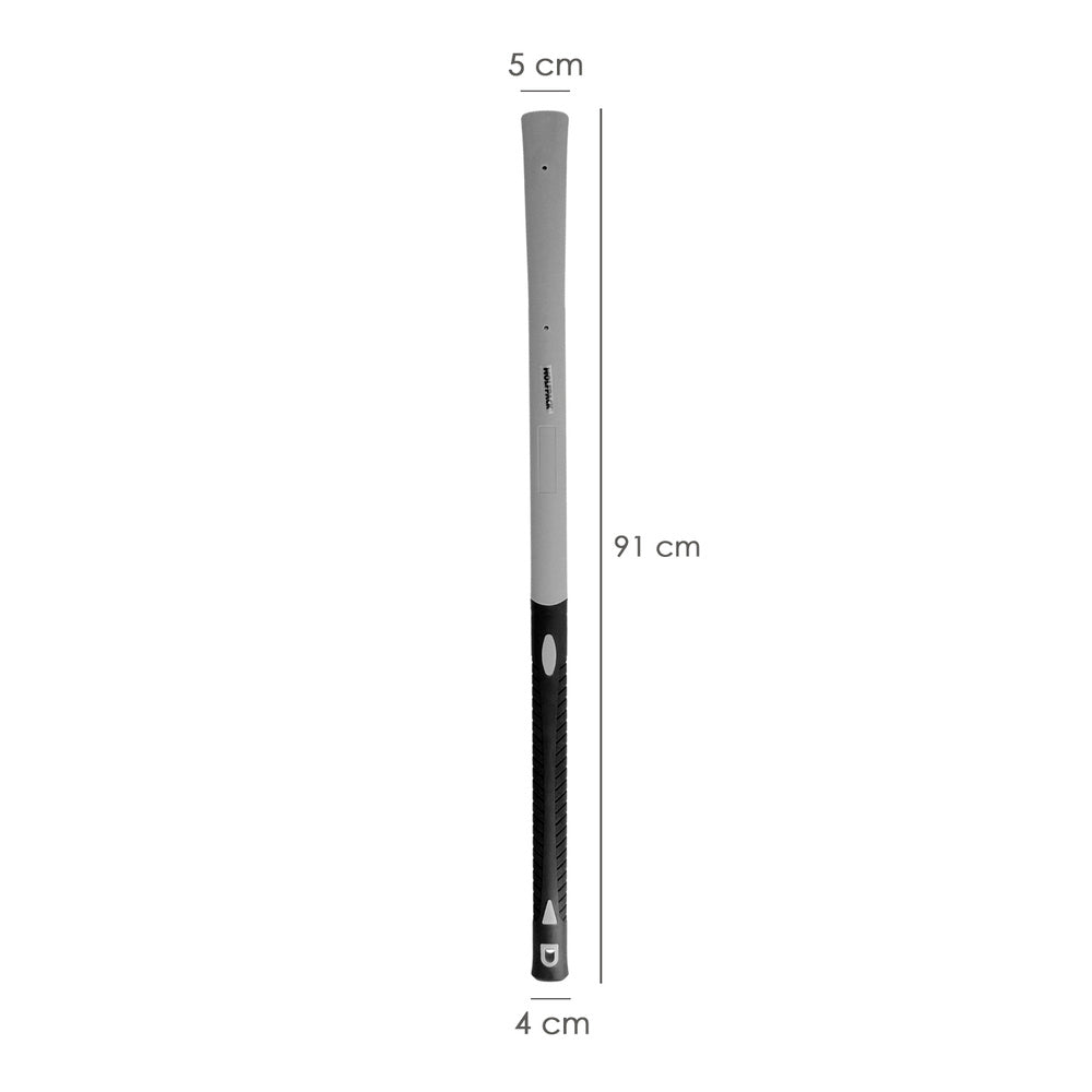 Mango de fibra vidrio para mazas con agujero 53x33 mm 90 cm longitud. Oval conico