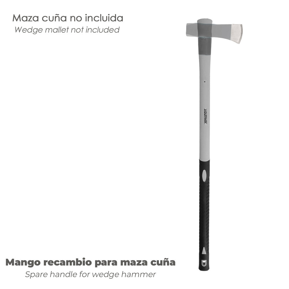 Fiberglass handle 3 kg sledgehammer 54x34 mm oval tapered