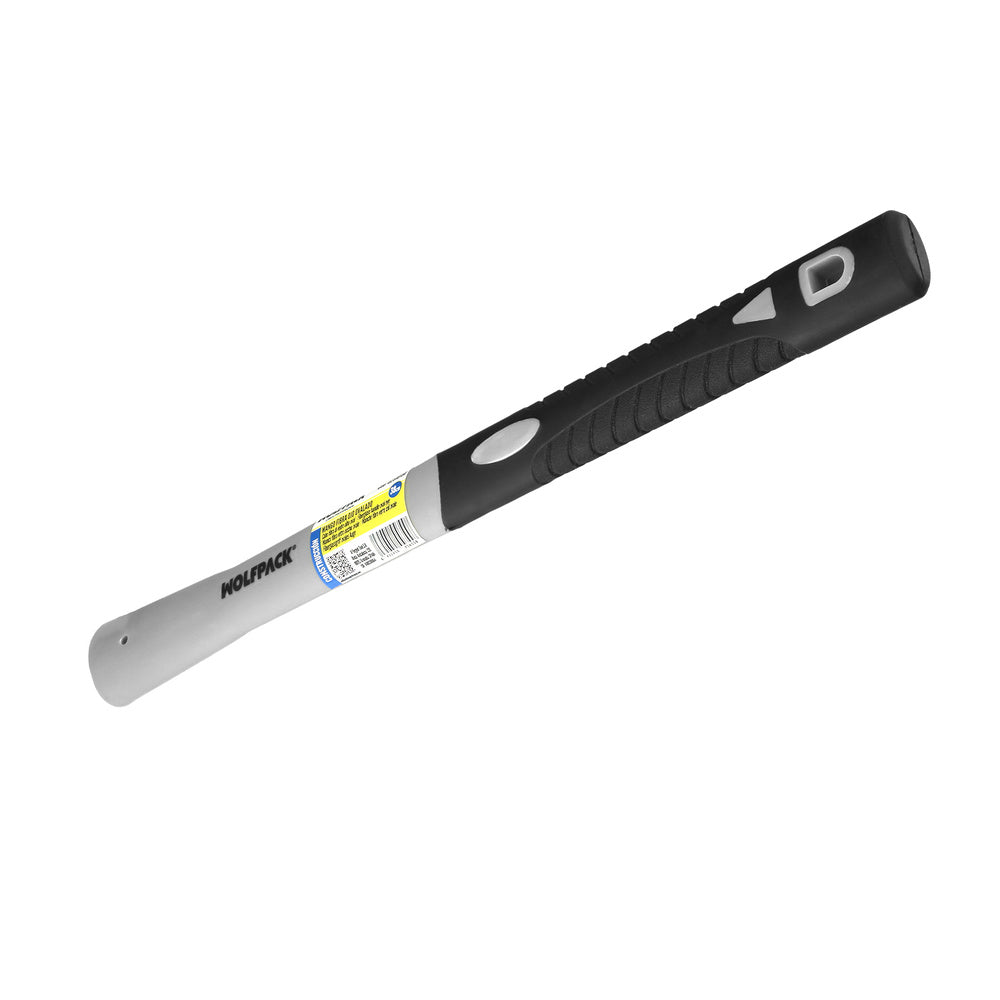 Cabo fibra vidro para picareta olho oval 38 cm cabo bimaterial absorve vibrações