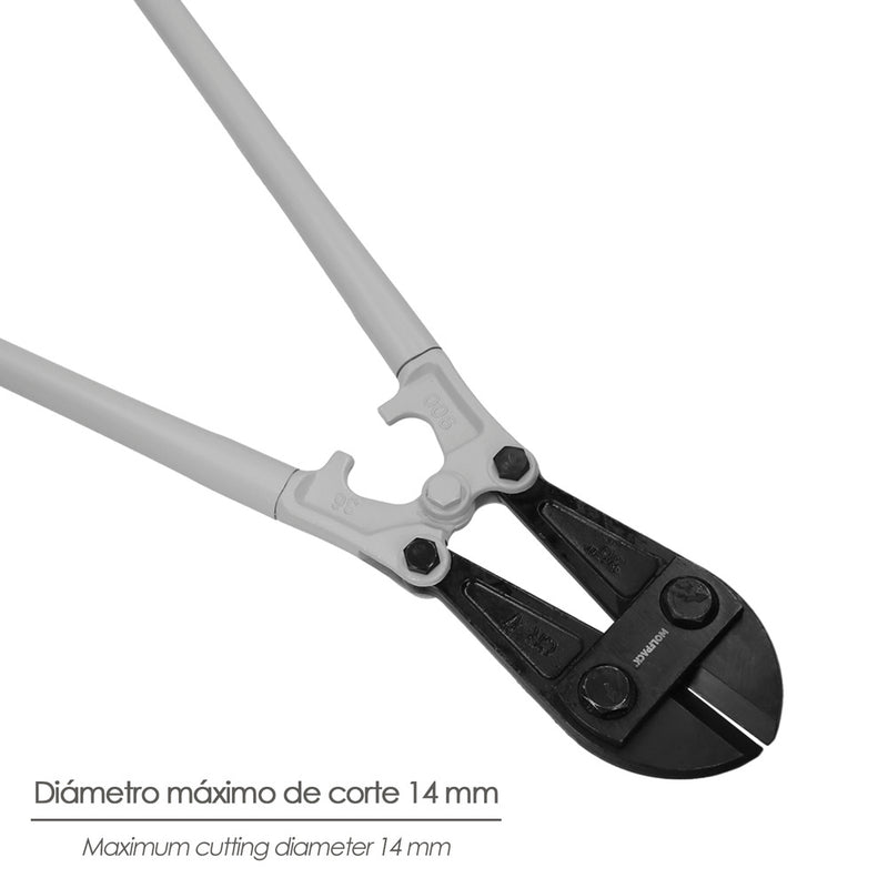 Cortarremaches 350 mm / 14" hojas de cromo vanadio