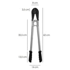 Cortador de rebites com lâminas de cromo-vanádio de 600 mm / 24"
