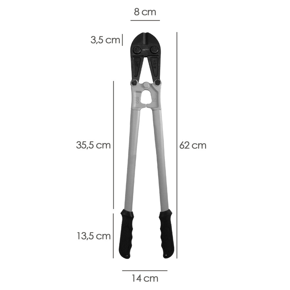 Bolt cutters 600 mm / 24" chrome vanadium blades