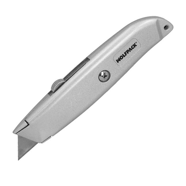 Cutter hoja trapezoidal retráctil acero sk5