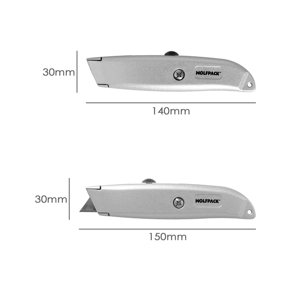 Cortador de lâmina trapezoidal retrátil, aço SK5