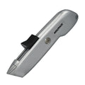 Self-retracting cutter with SK5 steel blade, aluminum casing, ergonomic design, safety knife, safety cutters,