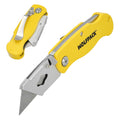 Folding utility knife with trapezoid blade 155 mm