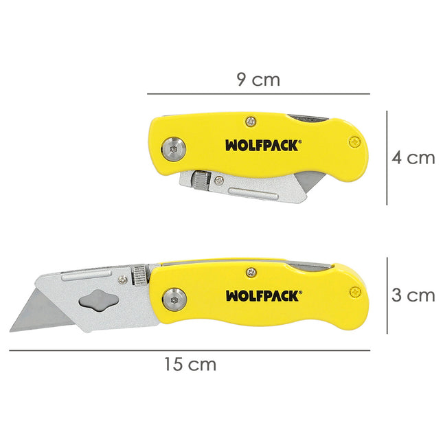 Cutter plegable hoja trapezoidal 155 mm