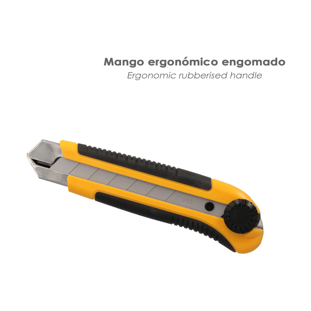 Cortador profissional largo com lâmina de aço SK5, 25 mm