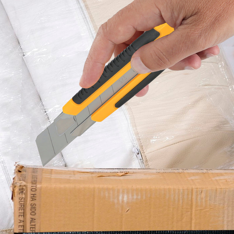 Cutter ancho profesional hoja acero sk5 25mm