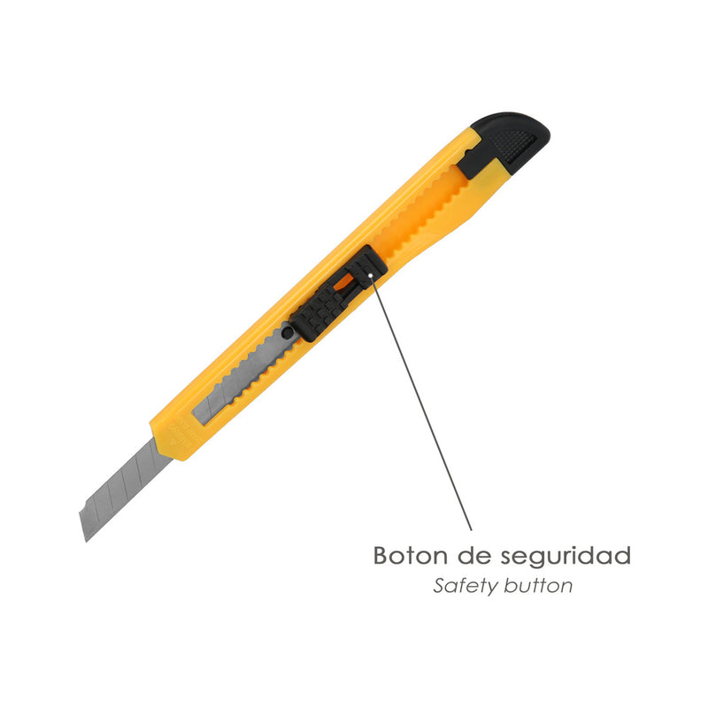 Cutter eco con hoja de 9 mm