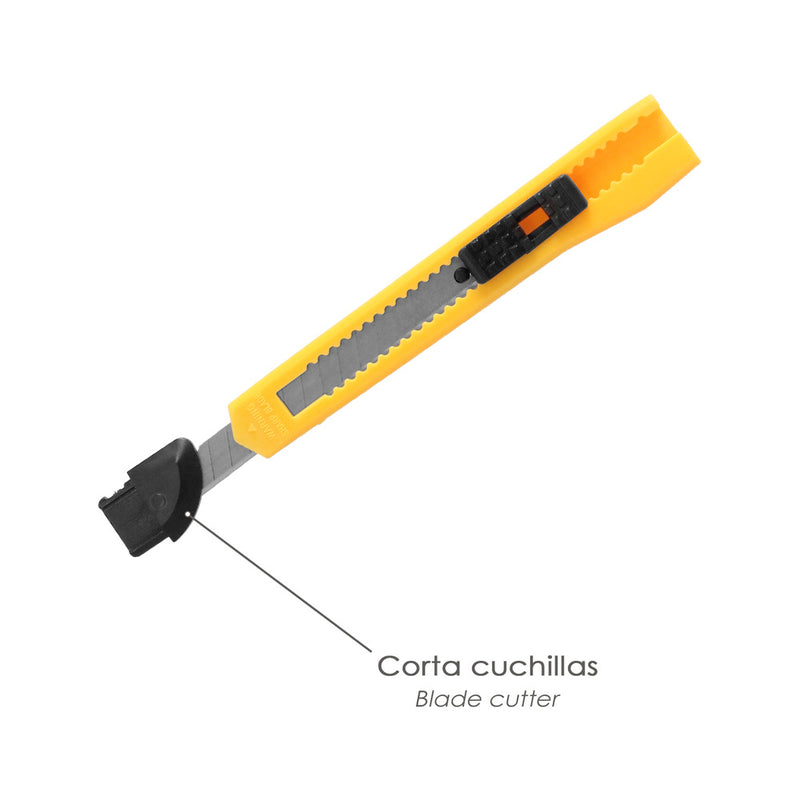 Cutter eco con hoja de 9 mm