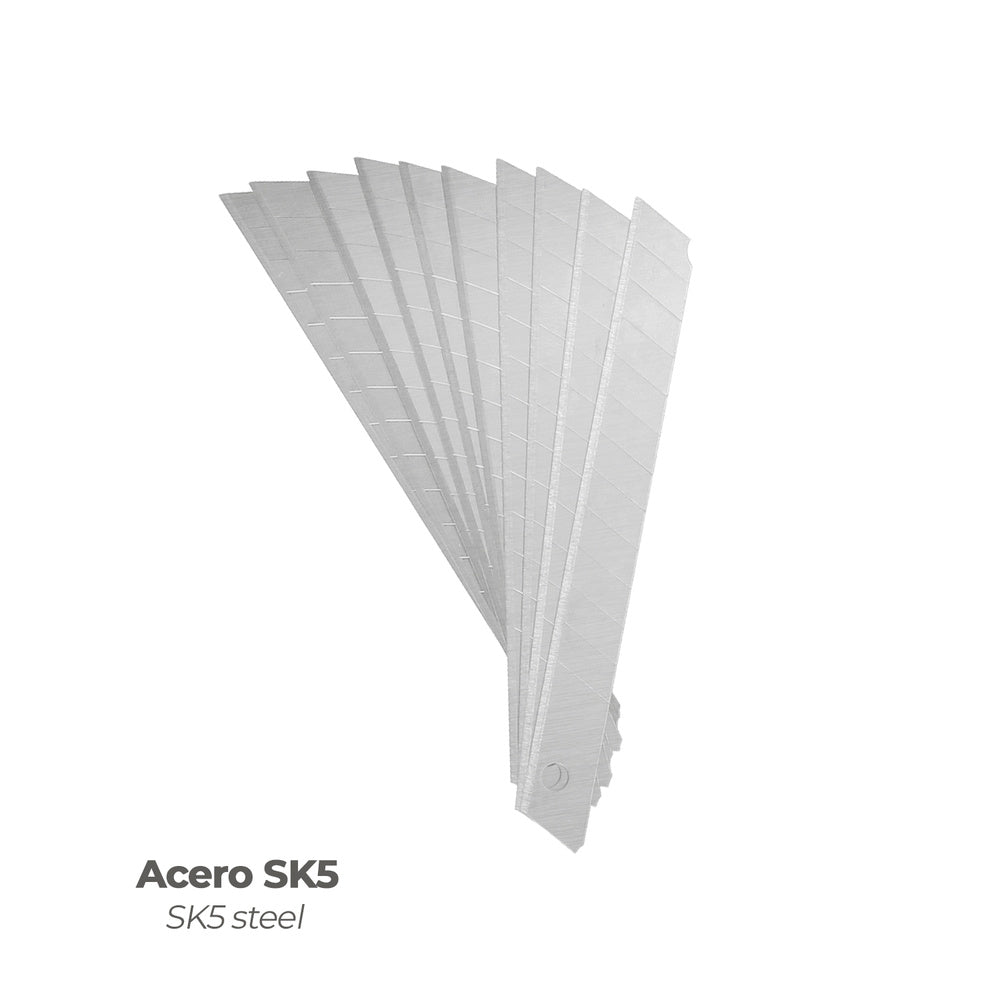 9mm cutter blade (10 pieces per case) sk5 steel