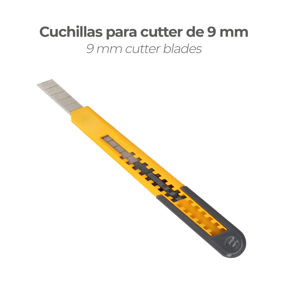 9mm cutter blade (10 pieces per case) sk5 steel