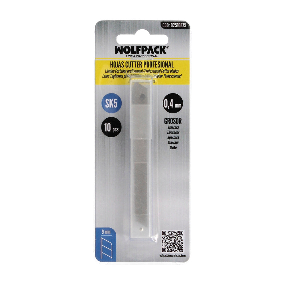 9mm cutter blade (10 pieces per case) sk5 steel