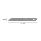 18 mm cutter blade (10-piece case) carbon steel.