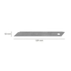 Cutter blade 18 mm (10-piece case) SK5 steel
