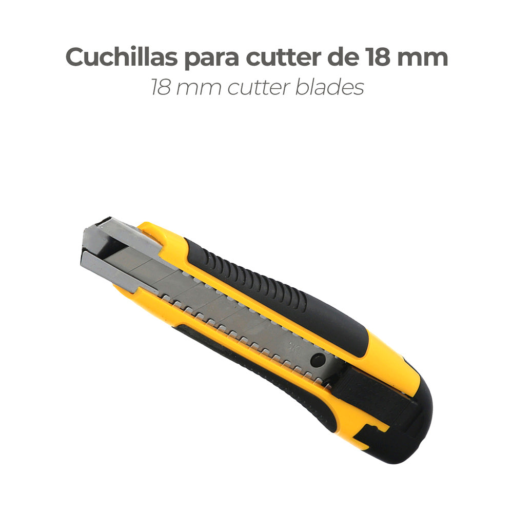 Cutter blade 18 mm (10-piece case) SK5 steel