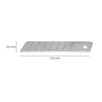 18 mm cutter blade (10-piece case) carbon steel.