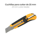 25mm cutter blade (10-piece case) SK5 steel
