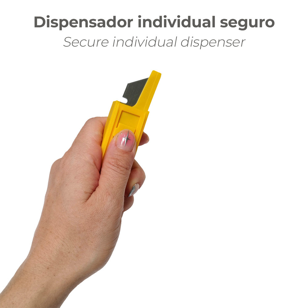 Straight knife blade (10-blade dispenser)