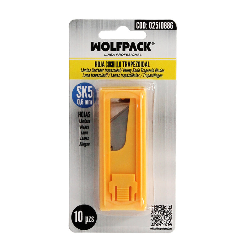 Hoja cuchillo recta (dispensador de 10 hojas)