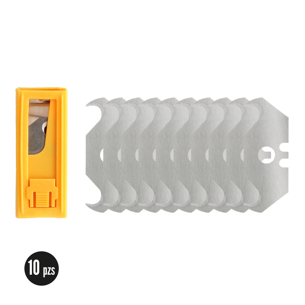 Hook knife blade (10-blade dispenser)