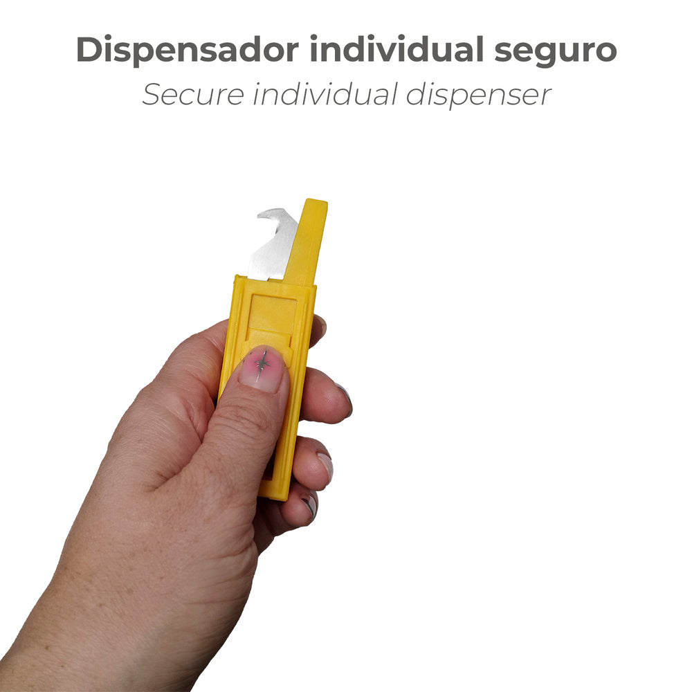 Hook knife blade (10-blade dispenser)