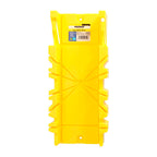 Guía ingletes plástico 10,5x 30 cm caja ingletes, caja sierra ingletadora, guía ingletadora. 3 ángulos
