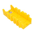Guía ingletes plástico 10,5x 30 cm caja ingletes, caja sierra ingletadora, guía ingletadora. 3 ángulos
