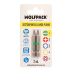 Puntas destornillador largo plano 5 mm (2 piezas). Acero s2 al cromo vanadio. Puntas hexagonales, destorpuntas,