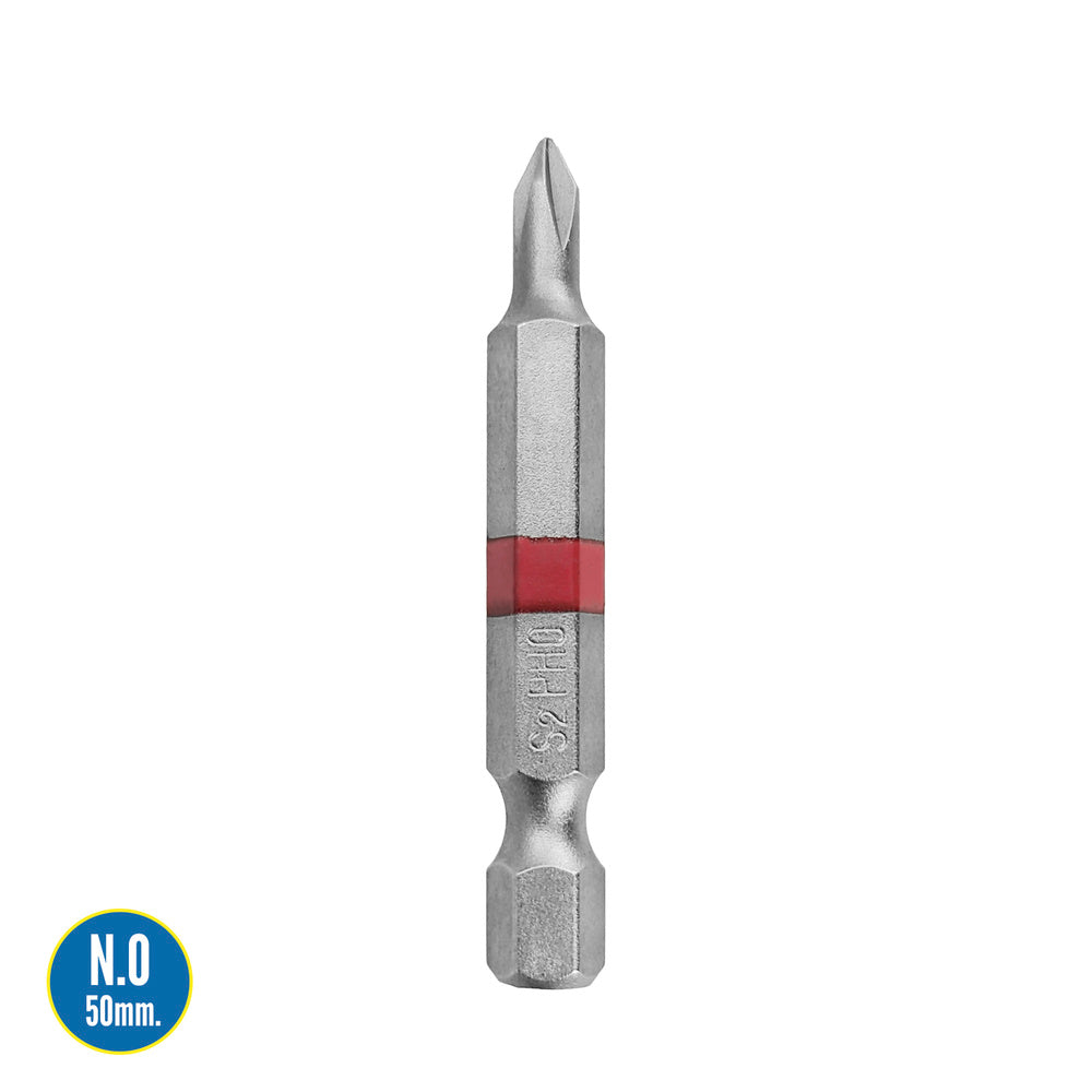 Puntas largas destornillador phillips nº 0 (2 piezas). Acero s2 al cromo vanadio. Puntas hexagonales, destorpuntas,