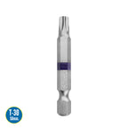 Puntas largas destornillador torx t30 (2 piezas). Acero s2 al cromo vanadio. Puntas hexagonales, destorpuntas,