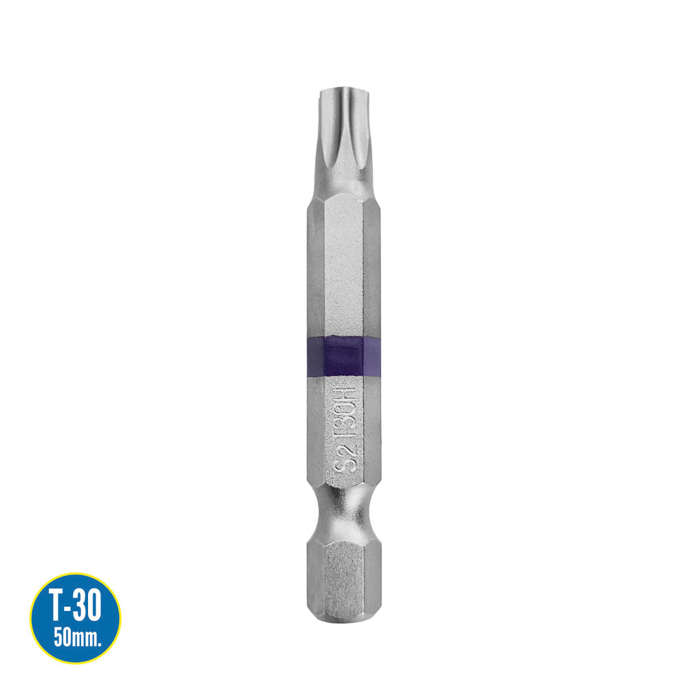 Puntas largas destornillador torx t30 (2 piezas). Acero s2 al cromo vanadio. Puntas hexagonales, destorpuntas,
