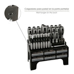 Juego de destornilladores / destorpuntas 100 piezas con soporte expositor