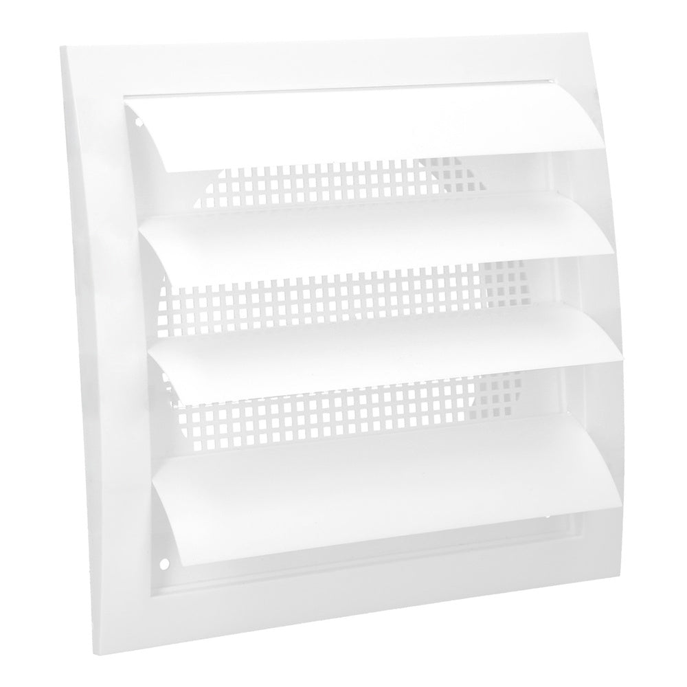 Plastic grid with rear mesh and movable slats 20x20 cm