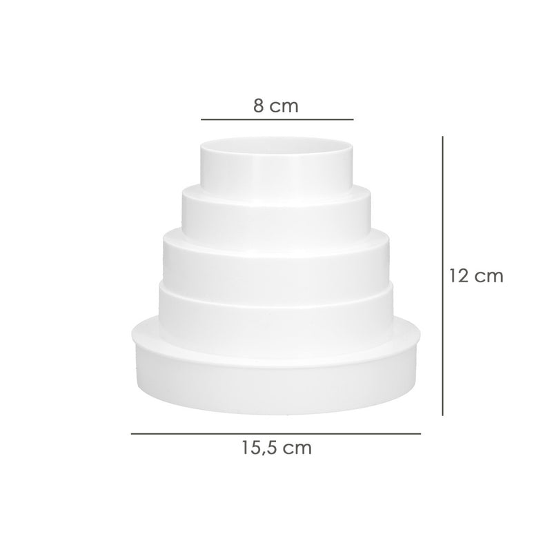 Conector reductor ventilación 80-150mm