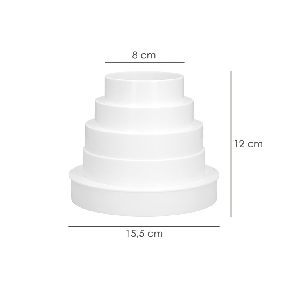 Reducer connector ventilation 80-150mm