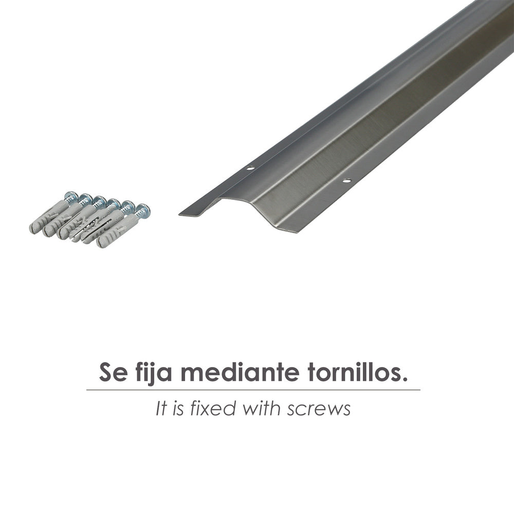 Pisacables atornillable inoxidable      1 metro.