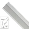 Tapajuntas adhesivo para cerámica metal plata 200,0 cm